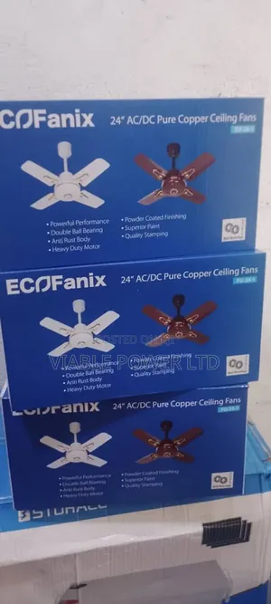 Ecofanix Ac and Dc Solar Ceiling Fan Very Reliable
