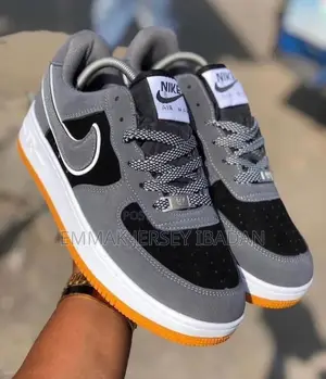 Nike Air Force - Brand New, Quality Grey Wolf Sneaker in Ibadan