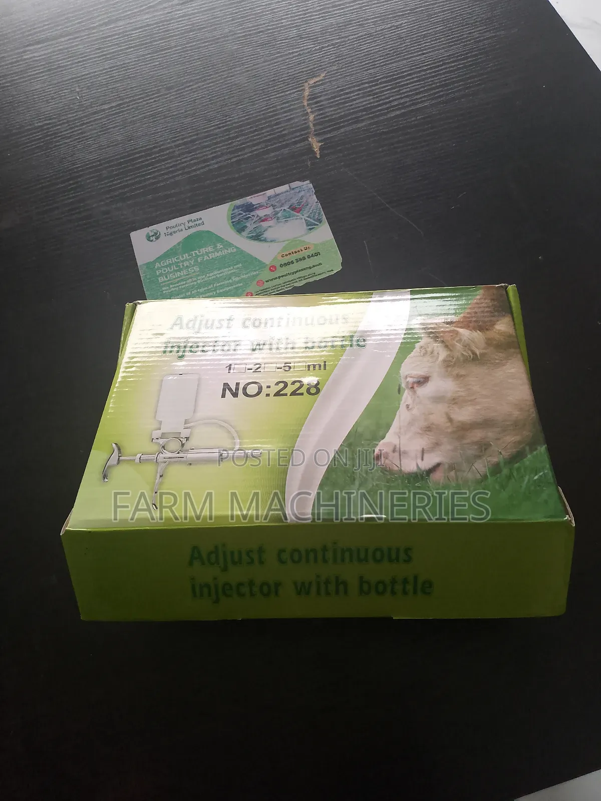 Adjust Continuos Injector With Bottle