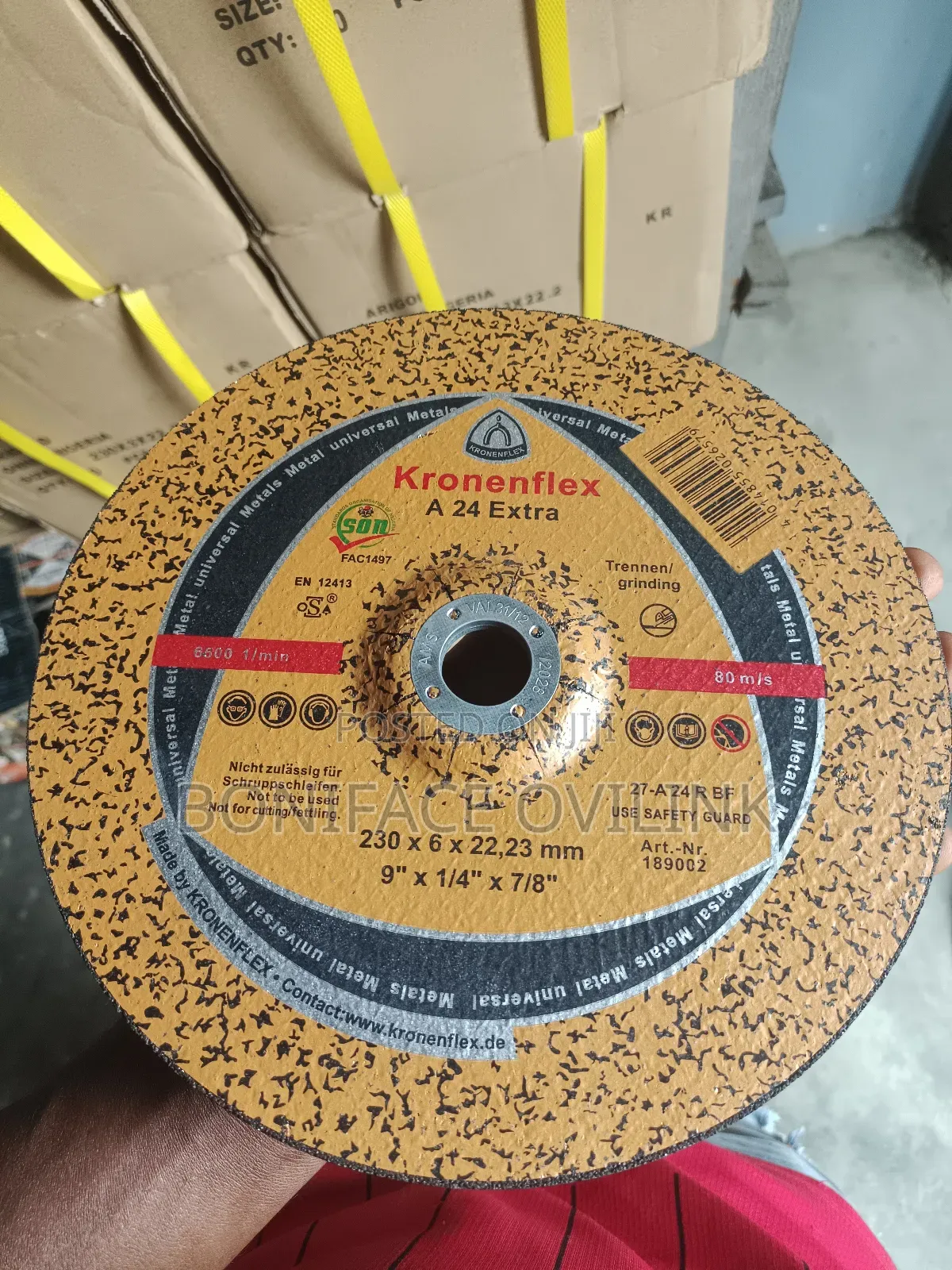 Kronenflex Grinding Stone 9" ( Various Brand Available