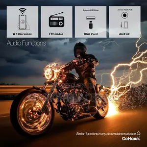 Gohawk Tr42-Titan Bluetooth Motorcycle Stereo System