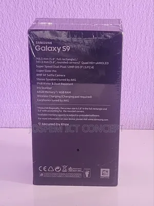 New Samsung Galaxy S9 64 GB Black