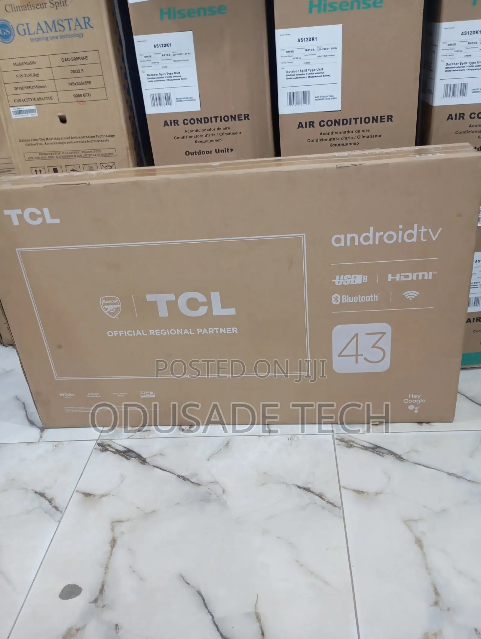 Visionx TCL 43 Inches Android Uhd Smart Television