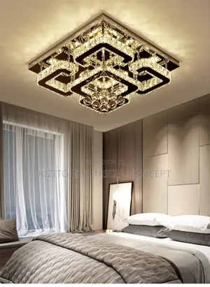 Crystal Led Ceiling Chandelier. Luxury Living Room
