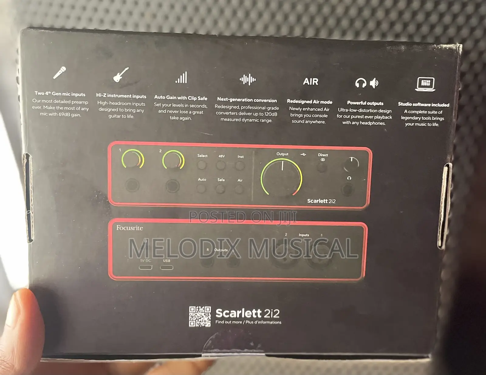 Focusrite Scarlett 2i2 4th Gen Audio Interface