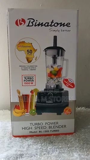 Binatone Turbo Power High Speed Blender Bl-1505 Turbo