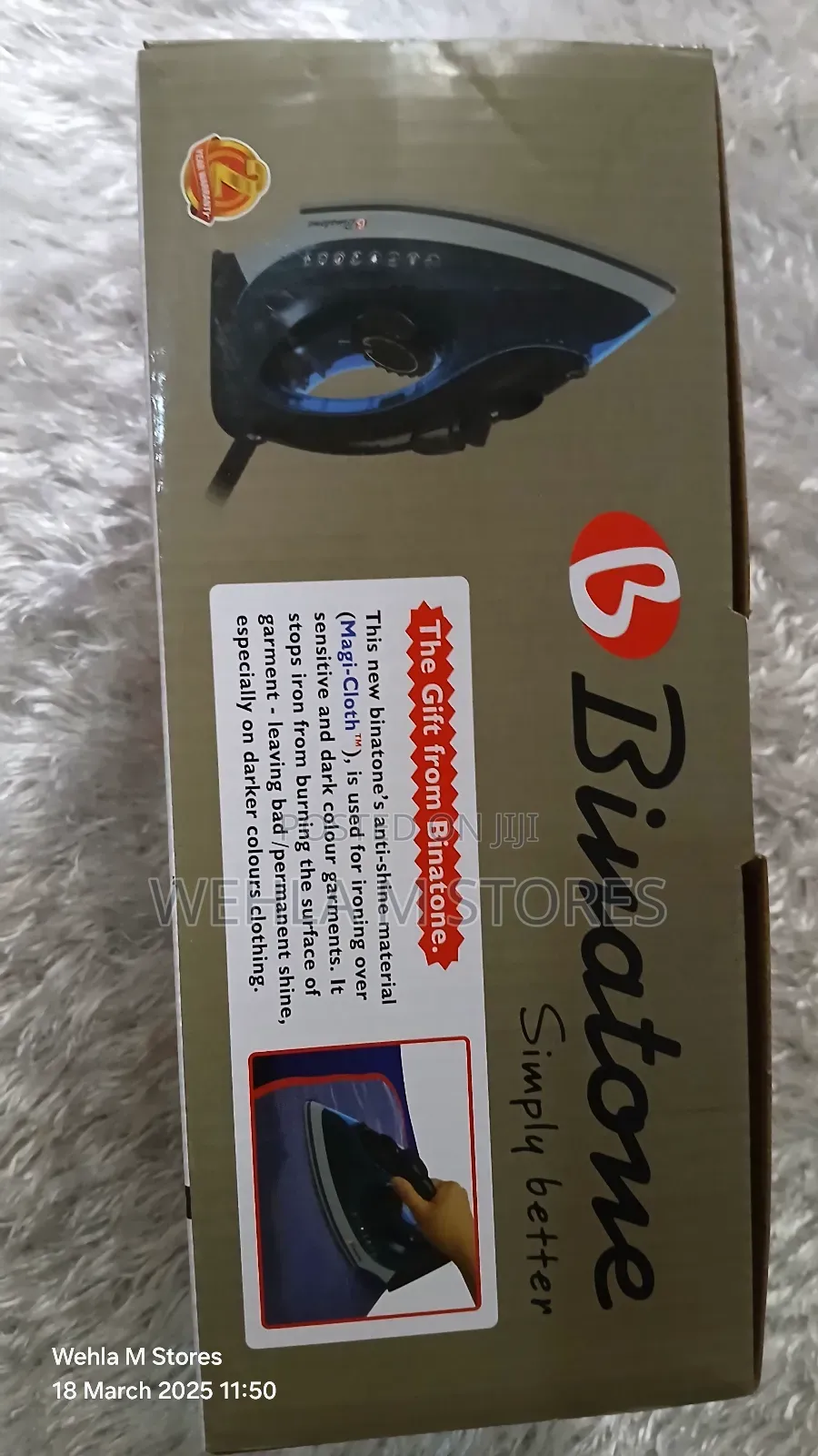 Binatone Steam Iron Si-1830