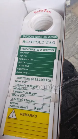Safatag Scaffold Tag