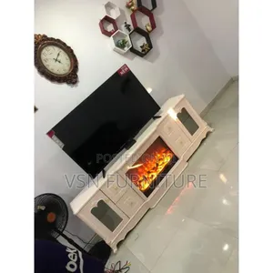 Roya Television Stand With Fireplace