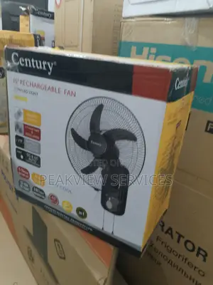 Century 16'' Rechargeable Wall Fan - Ideal for Shops Homes