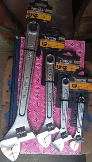 Adjustable Wrench Spanner Set 6", 8", 10," 12", 15",