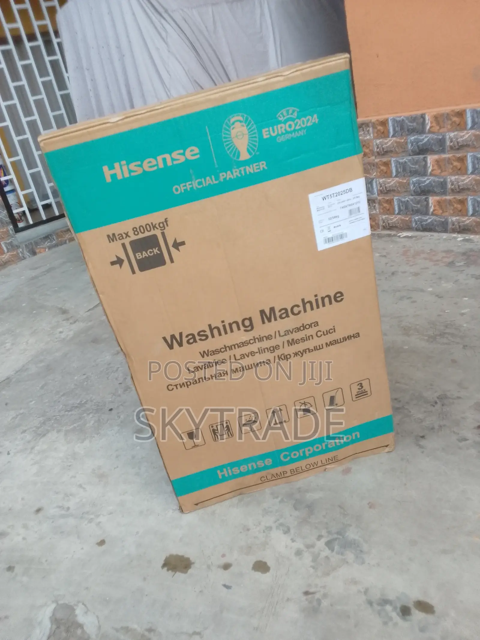 Top Loader Hisense Washing Machine(Wt5t2025db) Wash Spin