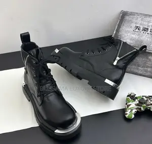 Matt Quality Leather High Top Luxury Boot