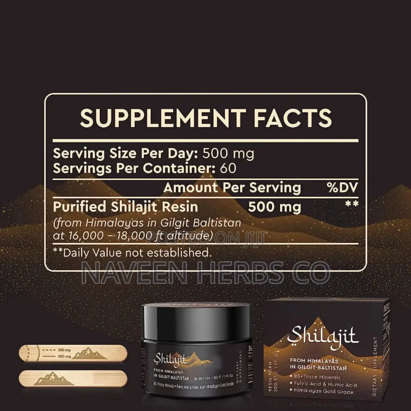 Premium Organic Shilajit - 50g Mineral Supplement