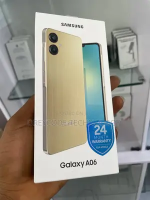 New Samsung Galaxy A06 64 GB Gold