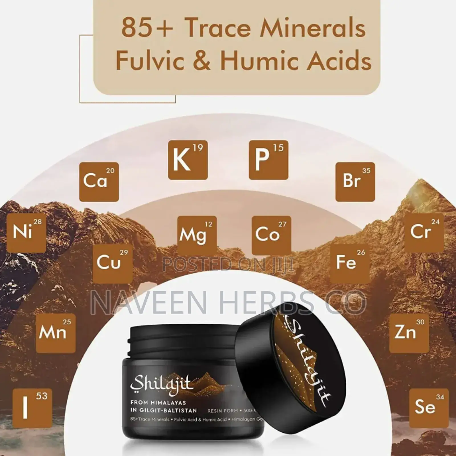 Premium Organic Shilajit - 50g Mineral Supplement