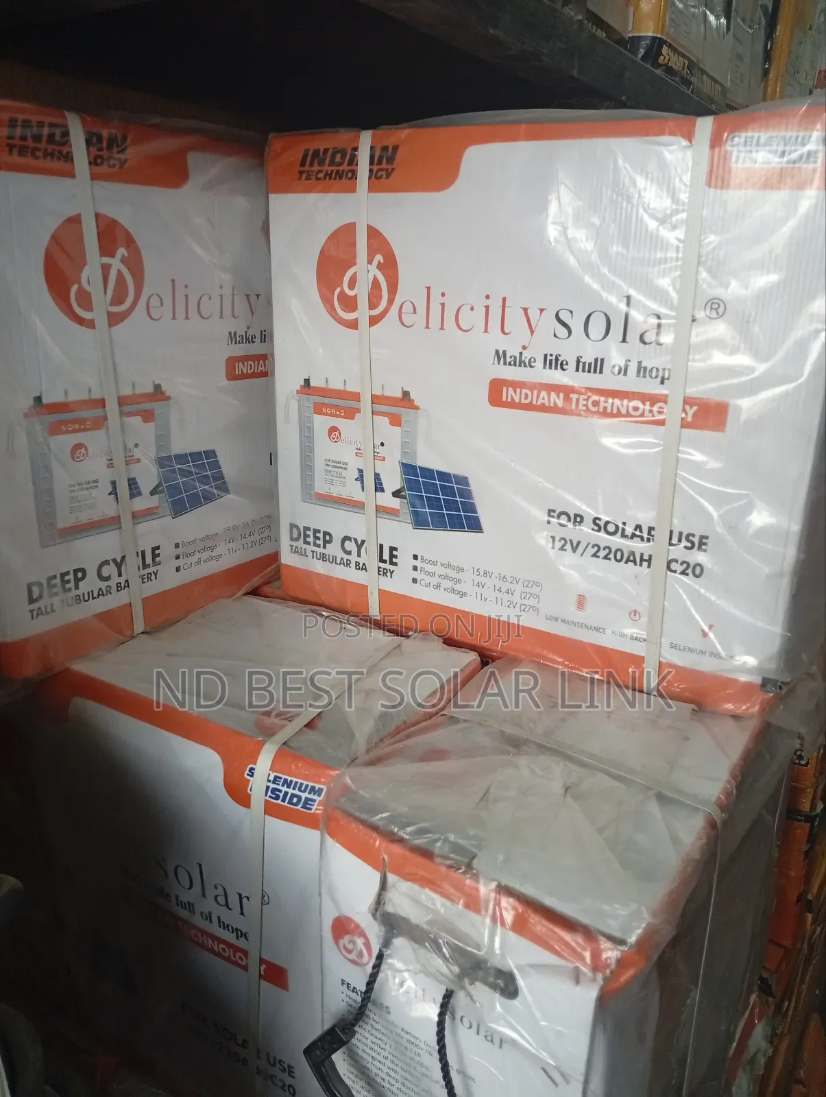 220ah Delicity Tubular Battery