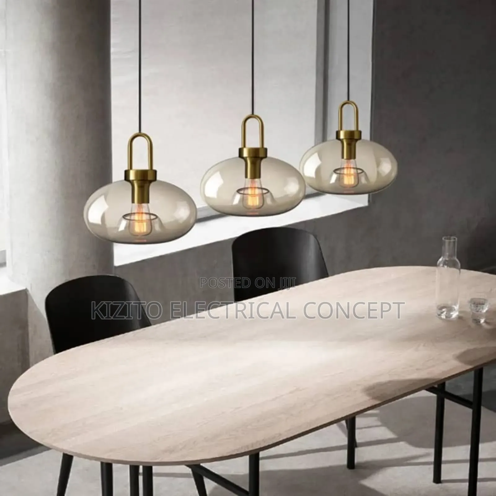 Pendant Glass Retro Kitchen Dining Light