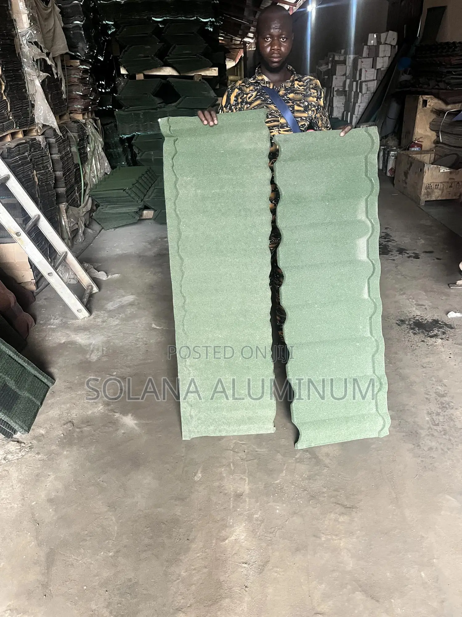 Thick Green Bond Stone Coated Gerard Rooftiles