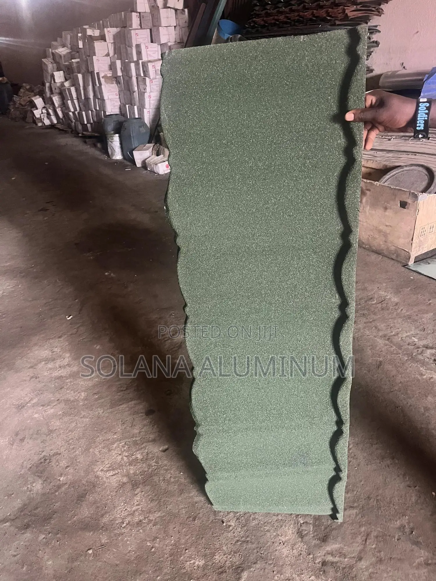 Thick Green Bond Stone Coated Gerard Rooftiles