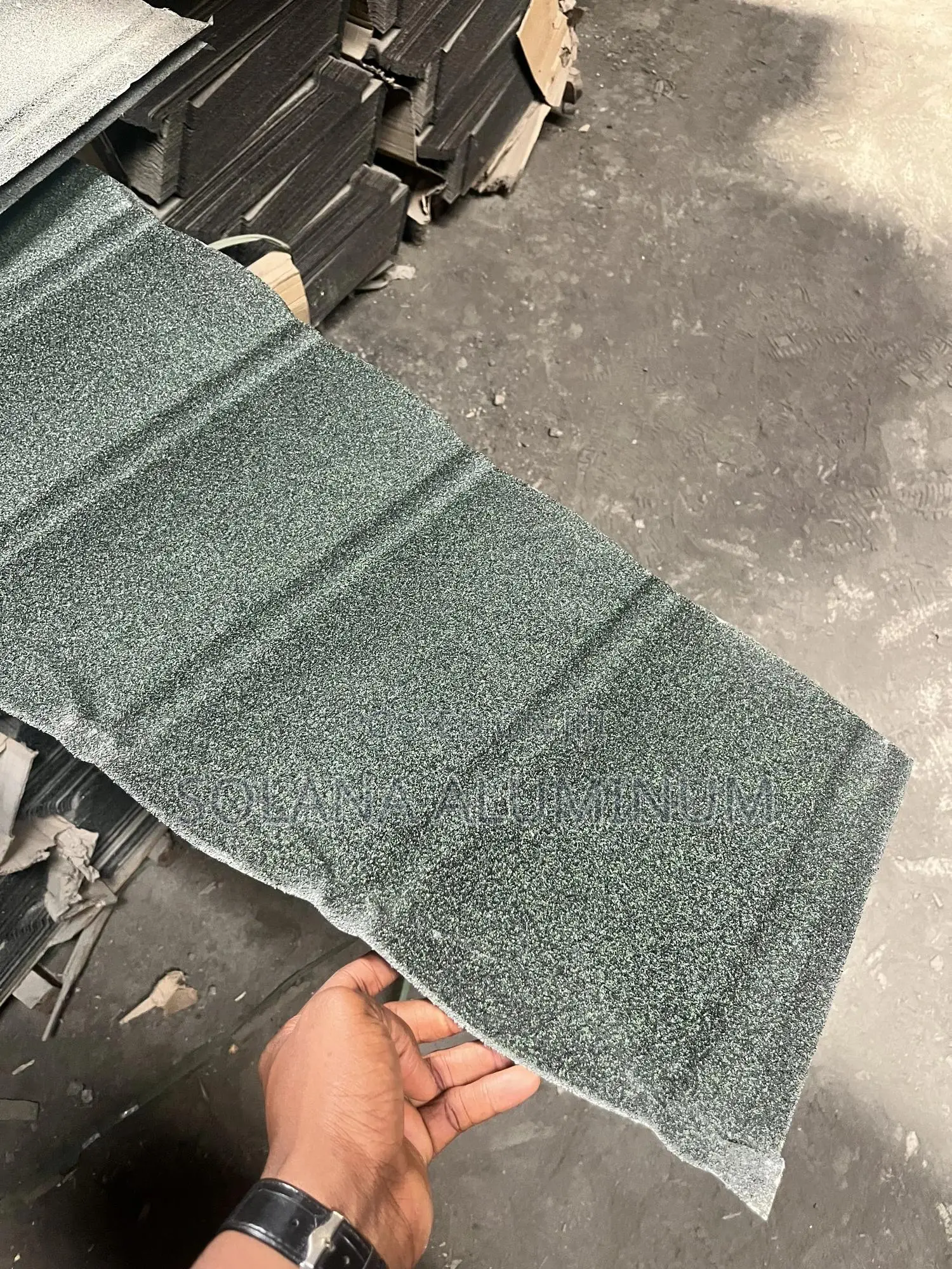 Thick Green Bond Stone Coated Gerard Rooftiles