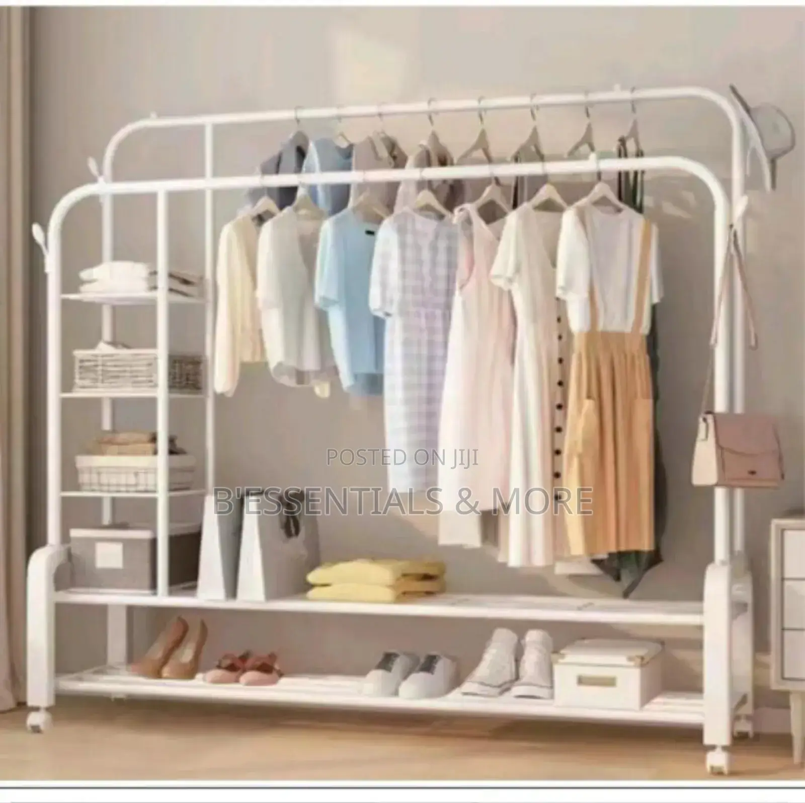 Double Pole Heavy Duty Clothes Hanger