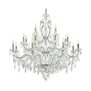 12 Light Chandelier Chrome Finish