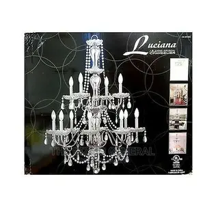 12 Light Chandelier Chrome Finish