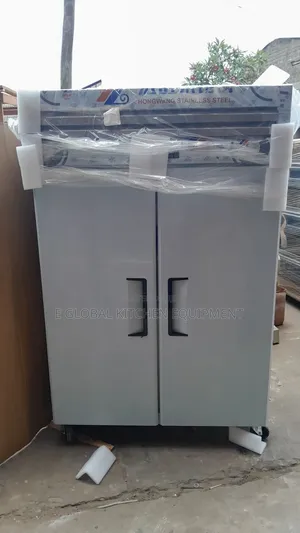 Two Doors Stainless Freezer
