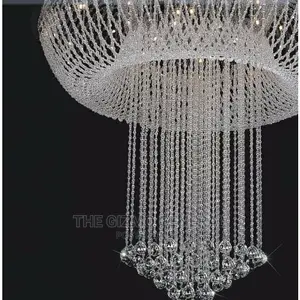 Mathline Crystal Rainfall Chandelier MT0015