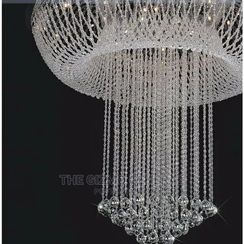 Mathline Crystal Rainfall Chandelier MT0015