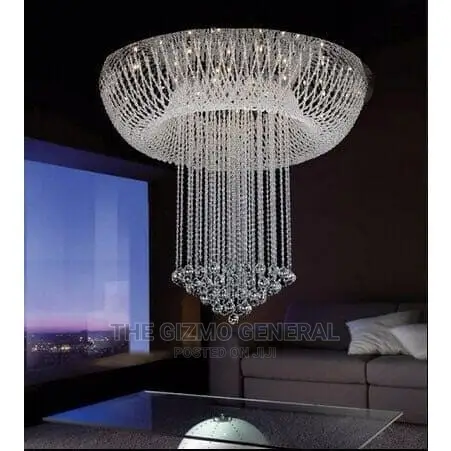 Mathline Crystal Rainfall Chandelier MT0015