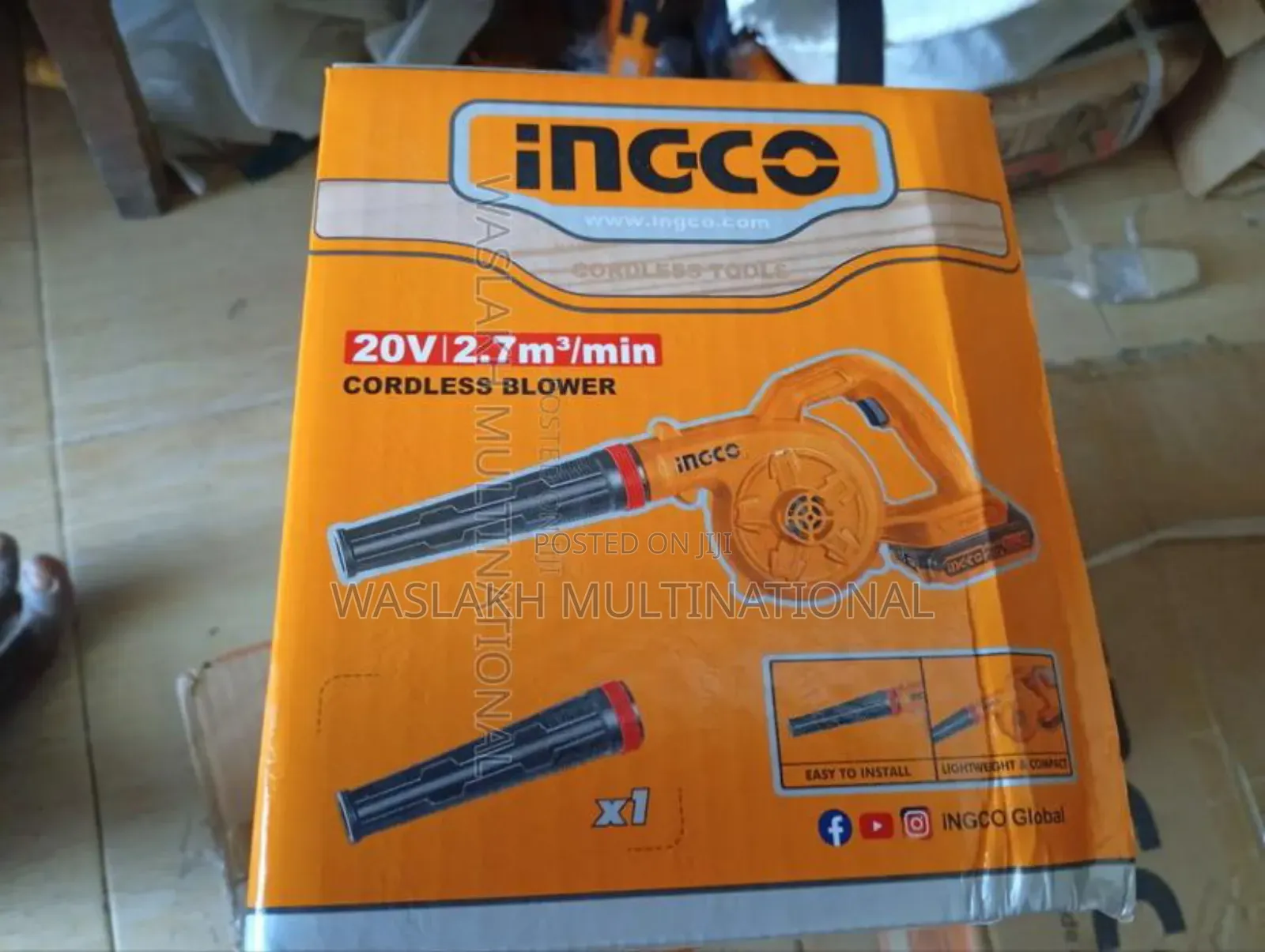 Cordless Blower 20v Ingco