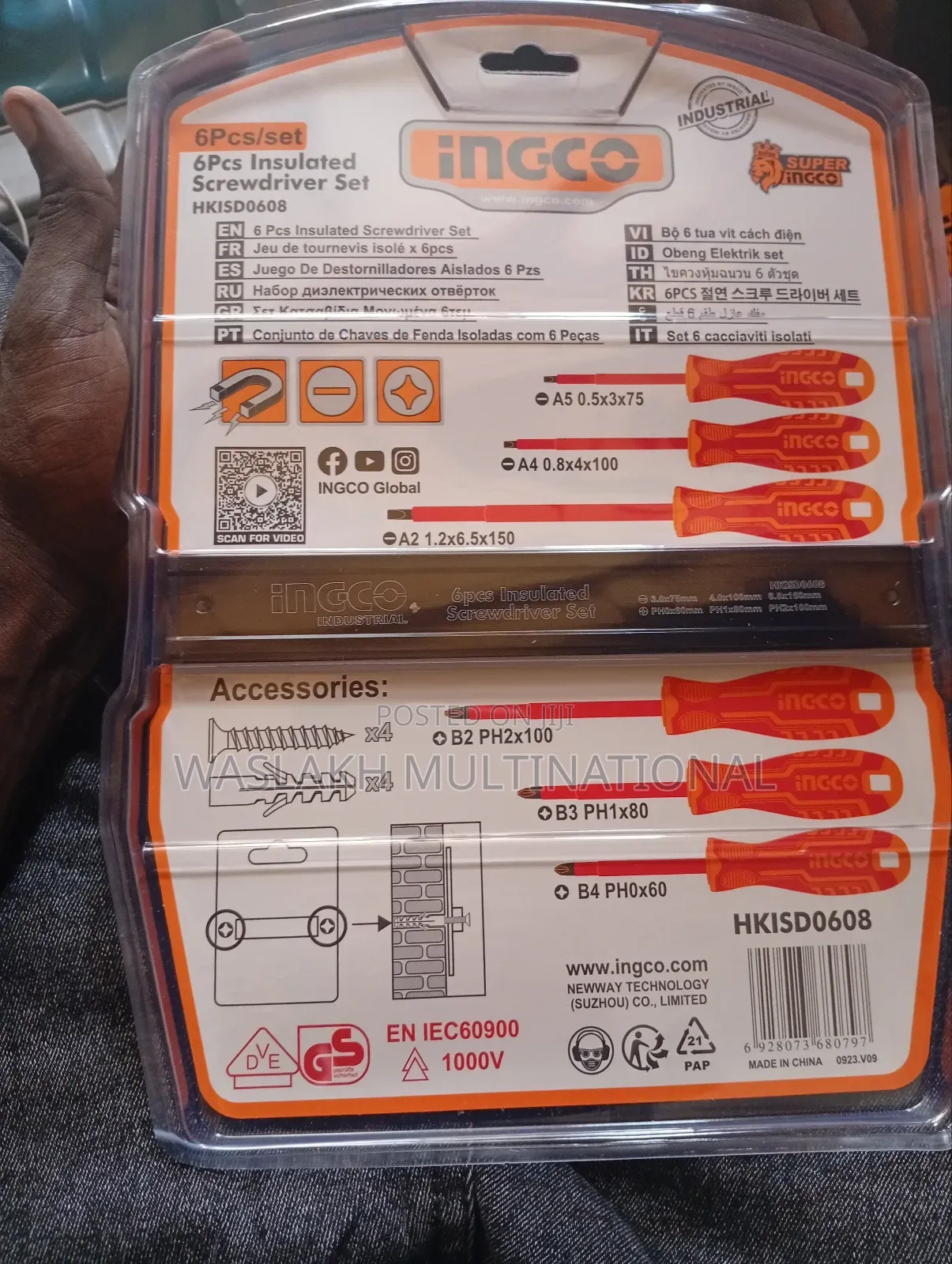 Insulated Screwdriver Set Ingco