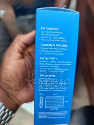 Samsung Portable T7 Shield SSD 2tb