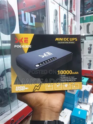 Photo - Mini Dc Ups/ Backup Battery(12 Volts, 10000mah)