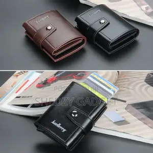 Baellerry Pu Leather Pop-Up Rfid Card Wallet With Buckle