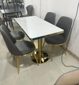 Armless Table and Chair Set