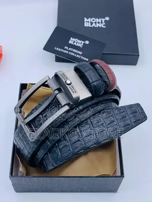 Original Mont Blanc Leather Belts