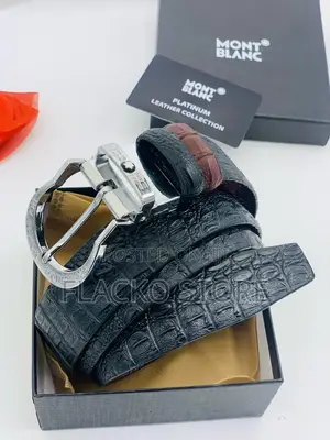 Original Mont Blanc Leather Belts