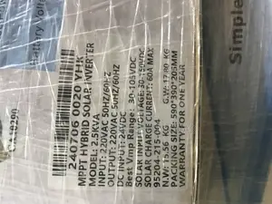 2.5kva 24v Yohaok Solar Inverter