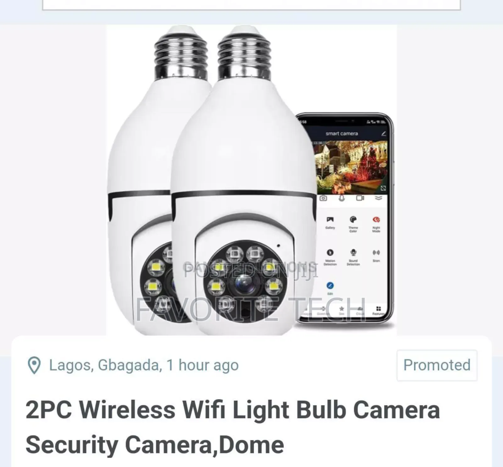 Bulb PTZ Indoor Camera