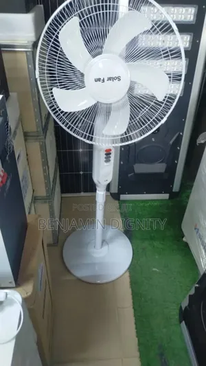 Solar A/C Rechargeable Fan