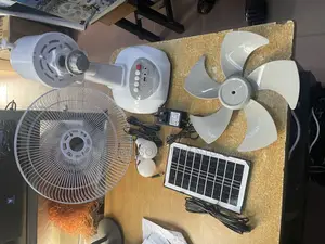 Solar Table Rechargeable Fan
