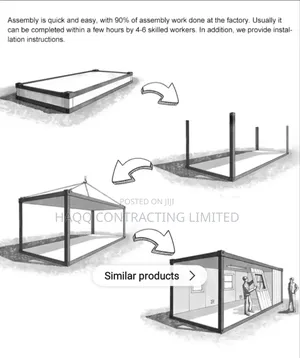 Quickly Installed, Moveable Building for Temporary Site