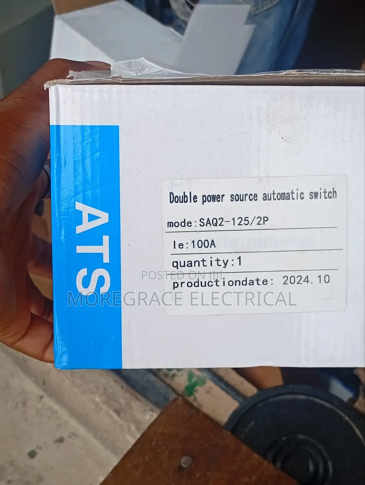 100a Single Phase Automatic Change Over Switch