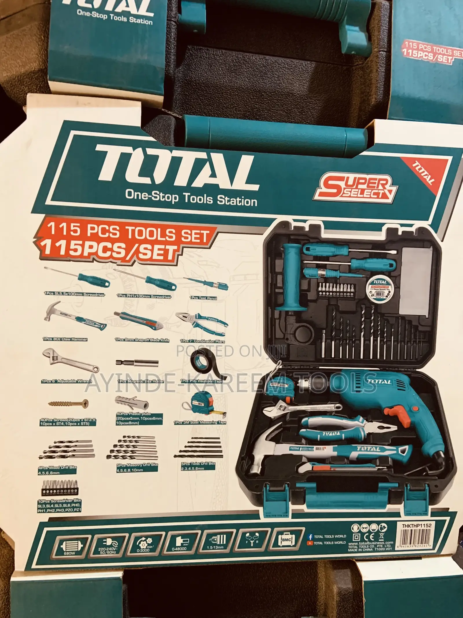 115pcs Tools Set