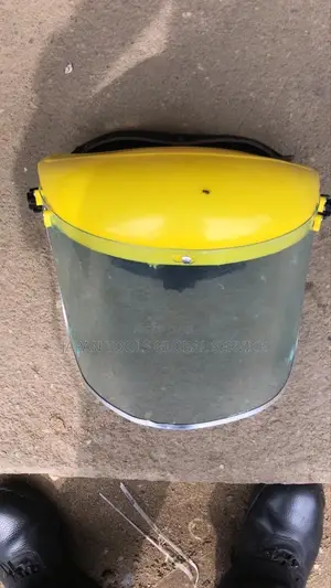 Pvc Face Shield With Safety Helmet