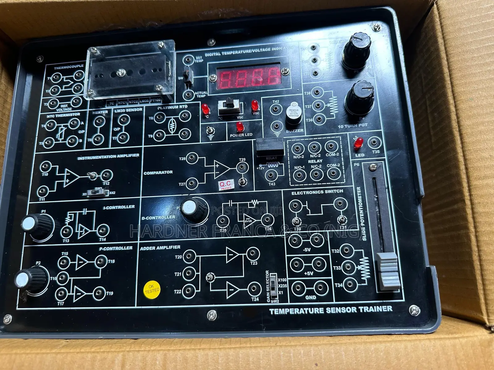 Temperature Sensor Control Trainer