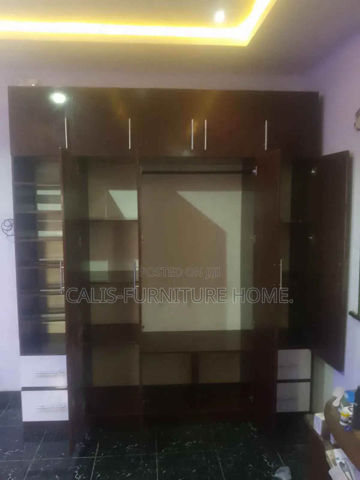8ft X 7ft Wardrobe (Brown Color)